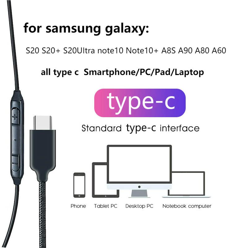Écouteurs intra-auriculaires filaires Samsung AKG USB-C avec boutons de volume et micro Écouteurs intra-auriculaires filaires Samsung AKG USB-C avec boutons de volume et micro